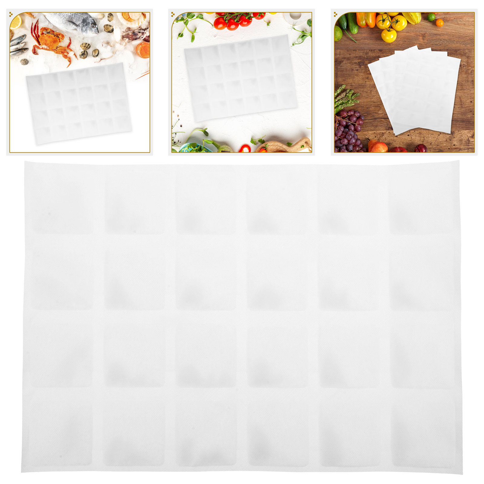 Reusable Bag - 4 stuks geïsoleerde koeltasjes voor de