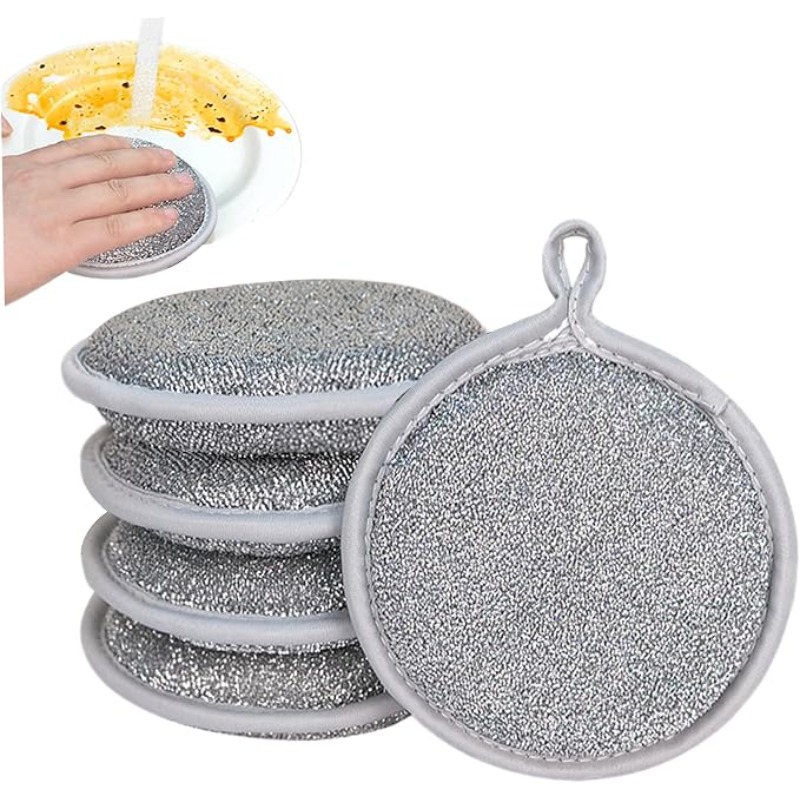 Eco Sponge - 5 stuks dubbelzijdige multifunctionele wasborstels, geen