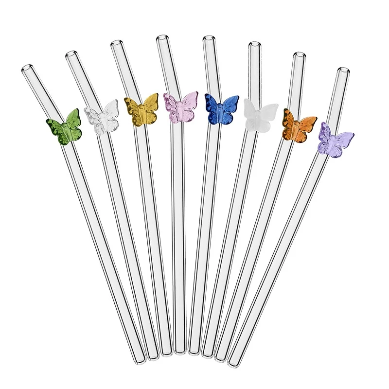 4 stuks herbruikbare boog glaz - Reusable Straw recensie en prijs