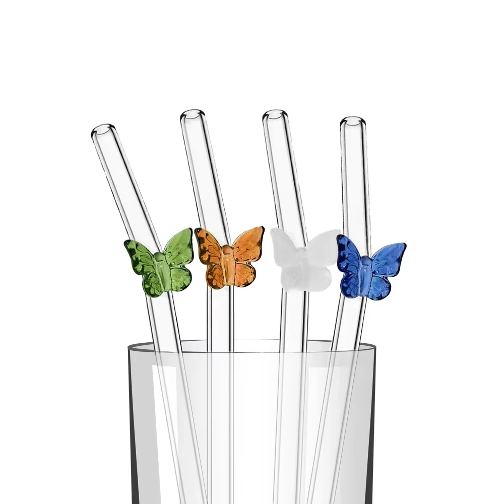 4 stuks herbruikbare boog glaz - Reusable Straw recensie en prijs