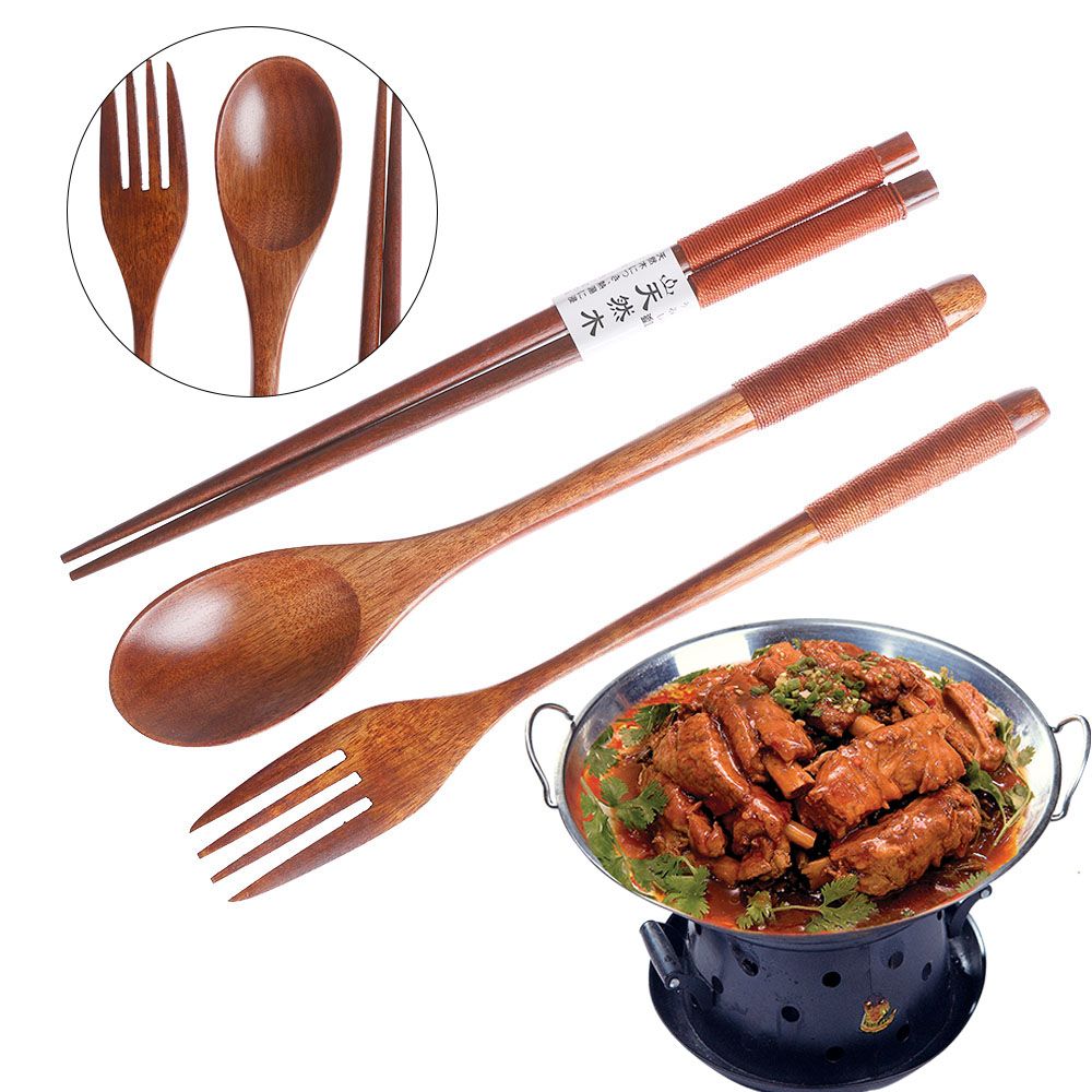 Japanse Stijl Bestek Set Draag - Bamboo Cutlery recensie en prijs