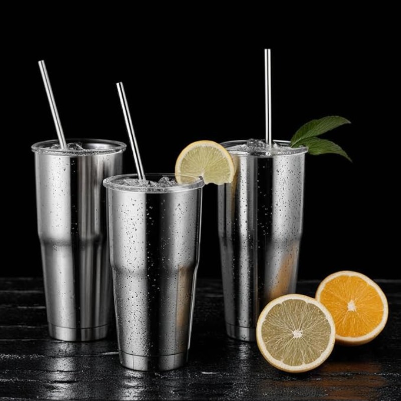 3 stuks herbruikbare metalen r - Reusable Straw recensie en prijs