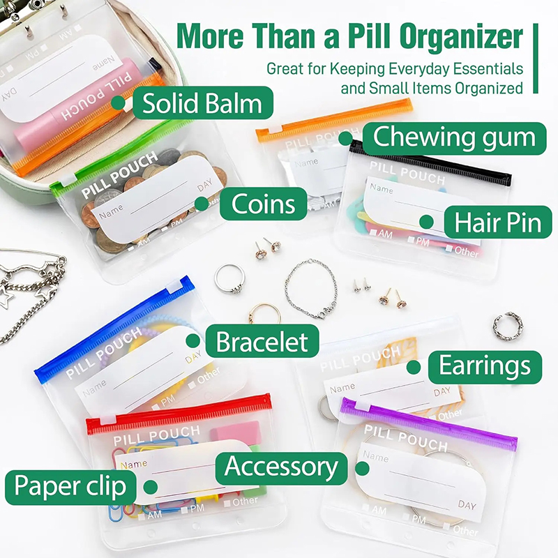 7/14 Weekpilorganizer met kleu - Reusable Bag recensie en prijs