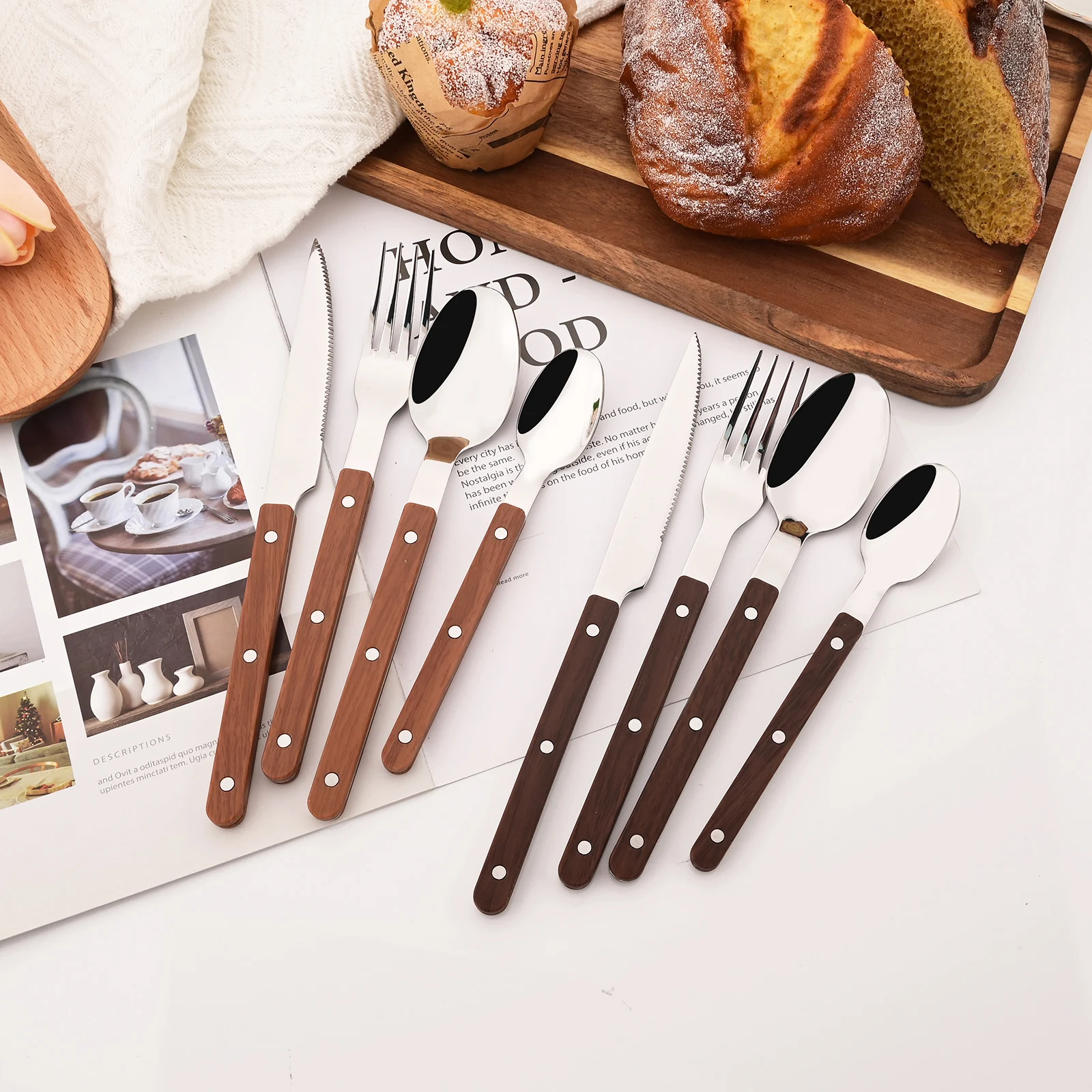 5/20 Stuks Imitatief Hout Zilv - Bamboo Cutlery recensie en prijs