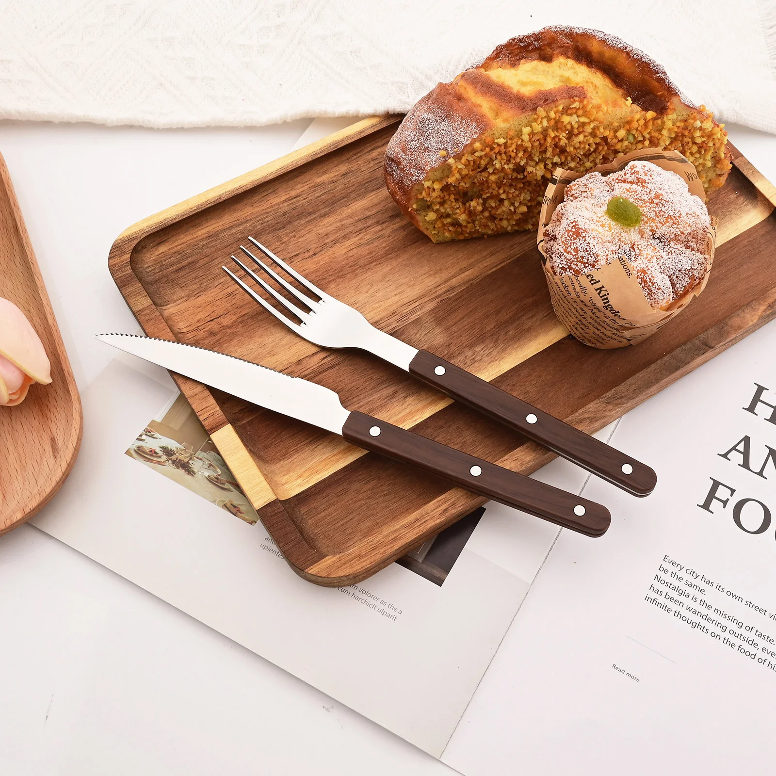 5/20 Stuks Imitatief Hout Zilv - Bamboo Cutlery recensie en prijs
