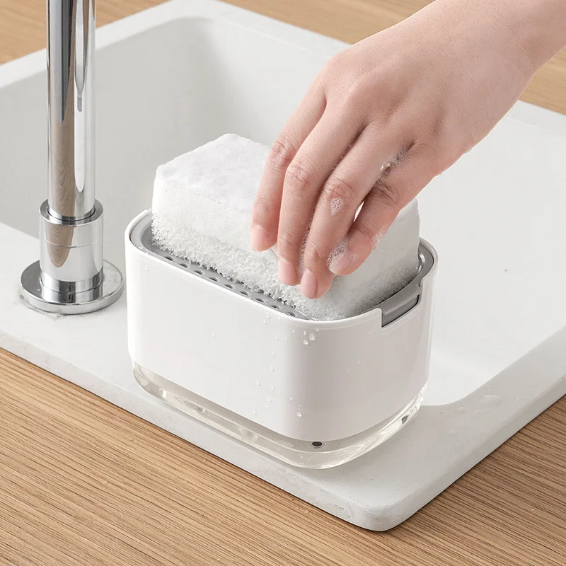 Zeepdispenser met sponshouder  - Eco Sponge recensie en prijs