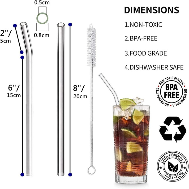 Herbruikbare glazen rietjes Mi - Reusable Straw recensie en prijs